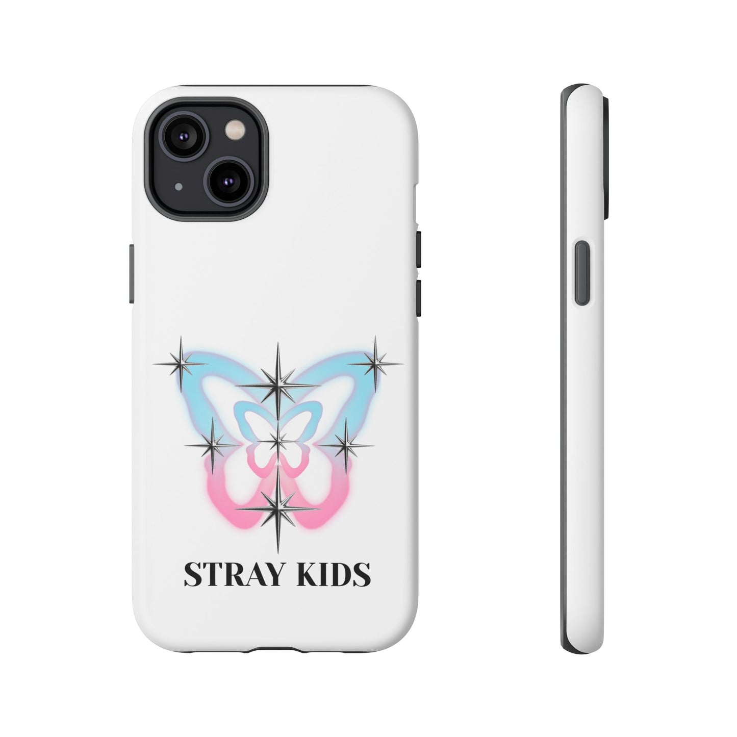 Stray Kids Sparkle Butterfly Phone Case — K-Pop Fan Protective Phone Cover