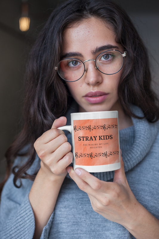 Stray Kids 'Are Making My Life Brighter “ Lyric Ceramic Mug (11oz)