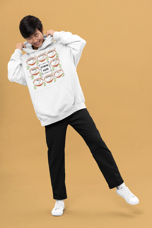 Stray Kids Ramen Bowl Hoodie Pullover
